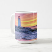 De lichthouder | Peggy's Cove Koffiemok (Voorkant links)