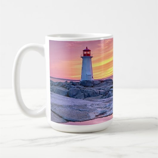 De lichthouder | Peggy's Cove Koffiemok (Links)