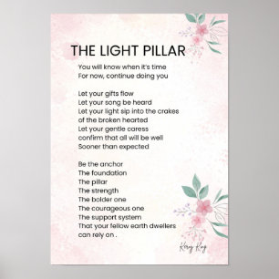 De Lichtpilaar - Ontwakende poëzie Poster