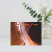 De lichtstraal van de Canion van de antilope Briefkaart (Staand voorkant)