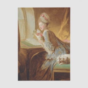 De Liebesbrief van Jean Honore Fragonard Tissuepapier