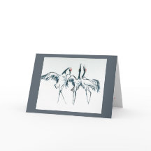 De lied-Manchurian Kranen van de winter. De kaart