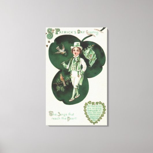 De liedjes die het hart bereiken canvas afdruk (Voorkant)