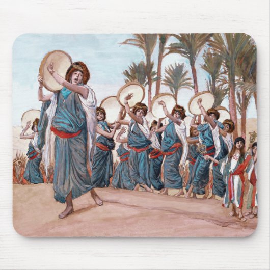 "De liedjes van Joy", joodse kunstgeschenk Muismat (Voorkant)