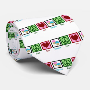 De Liefde Cupcakes van de vrede Stropdas