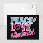 De Liefde en het Geluk van de vrede Briefkaart (Voorkant / Achterkant)