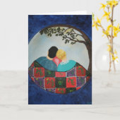 De liefde inspireert kaart (Gele Bloem)