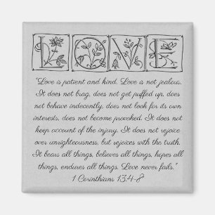 De liefde is...de Magnet van de Manuscript Magneet