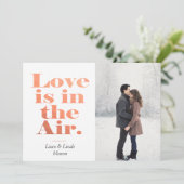 De liefde is in de Kaart van de Foto van de (Staand voorkant)