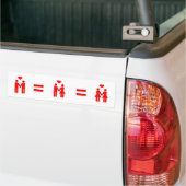 De liefde is Liefde Bumpersticker (Op Truck)