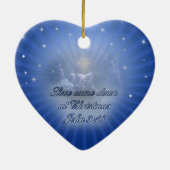 De liefde kwam neer op het Ornament van het Kersth (Achterkant)