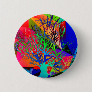 De liefde maakt onze regenboog ronde button 5,7 cm