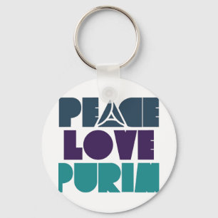 De Liefde Purim van de vrede Sleutelhanger