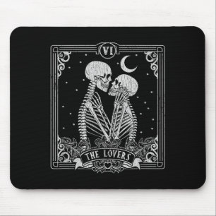 De Liefde Tarotkaart Skelet Valentijnsdag Hallowee Muismat