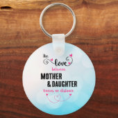 De liefde tussen moeder en dochter afstand sleutelhanger (Voorkant)