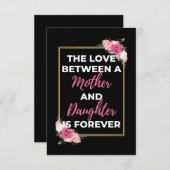 De liefde tussen moeder en dochter is altijd bedankkaart (Voorkant / Achterkant)