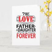 De liefde tussen vader en dochter kaart (Gele Bloem)