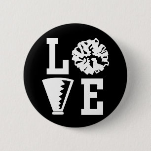 De Liefde van Cheerleaders Ronde Button 5,7 Cm