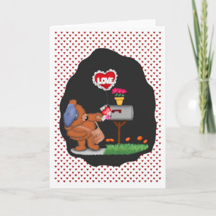 De Liefde van de brievenbus Geen Tekst binnen Feestdagen Kaart