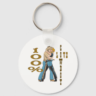 De Liefde van de cowboy Sleutelhanger