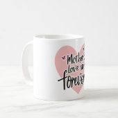 De liefde van de eeuwige moeder koffiemok (Voorkant links)