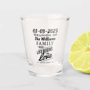 De Liefde van de Herinnering van de Bijeenkomst Shot Glas