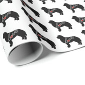 De Liefde van de Hond van de Berg van Bernese Cadeaupapier (Rol Hoek)