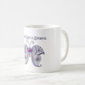 De liefde van de moeder is etherisch koffiemok (Voorkant rechts)