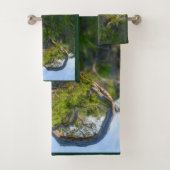 De liefde van de Natuur Faux Wrapped Canvas Bad Handdoek (Insitu)