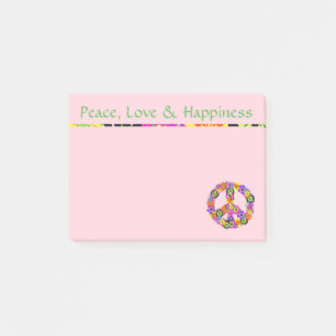 De Liefde van de Vrede van het Teken van de vrede Post-it® Notes