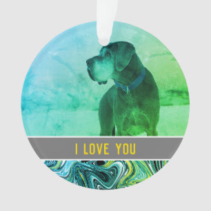 de liefde van een hond ornament