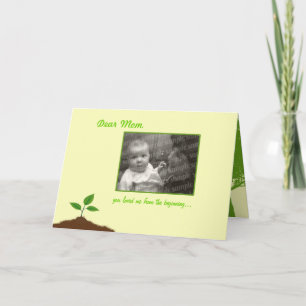 De liefde van een moeder groeit door de jaren kaart