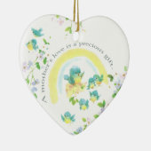 De liefde van een moeder is een kostbaar geschenk keramisch ornament (Rechts)