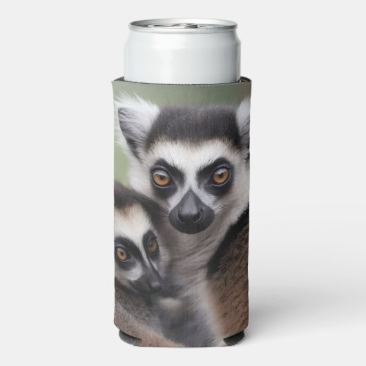 **"De liefde van een moeder: mama en Baby Lemur Kn (Seltzer Achterkant)