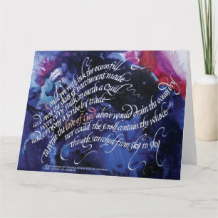 "De Liefde van God" 5.5x8.5 Gevouwen Wenskaart Kaart