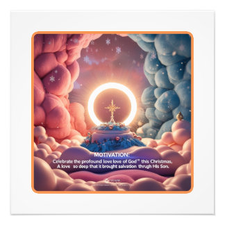 De liefde van God vieren Foto Afdruk