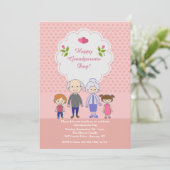 De liefde van grootouders is eindeloos kaart (Staand voorkant)