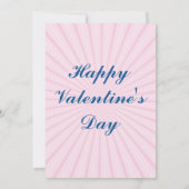 De liefde van het hart Flat Save The Date Kaart (Achterkant)