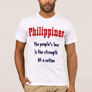 De liefde van mensen Filippijnse t-shirts
