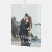 De liefde van mijn leven glas ornament (Voorkant links)