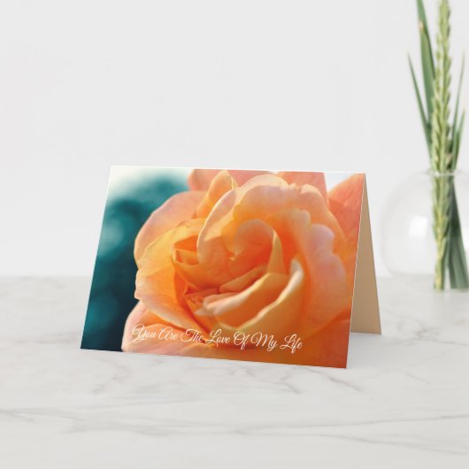 De liefde van mijn leven kaart (Voorkant)