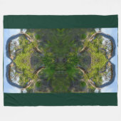 De liefde van Natuur Fleece Deken (Voorkant (Horizontaal))