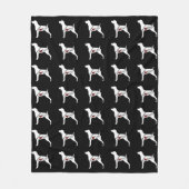 De Liefde van Weimaraner Fleece Deken (Voorkant)