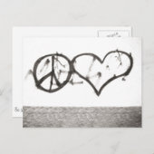 De liefde verspreiden briefkaart (Voorkant / Achterkant)