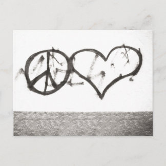 De liefde verspreiden briefkaart