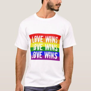 De liefde wint Liefde wint Liefde wint T-shirt