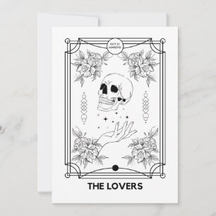 De Liefdes Tarot Huwelijksuitnodiging Kaart