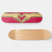 De liefdesbeweging "Hearthands" Skateboard (Horizontaal)