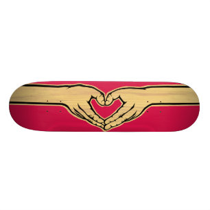 De liefdesbeweging "Hearthands" Skateboard