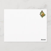 De liefdesbrief briefkaart (Achterkant)